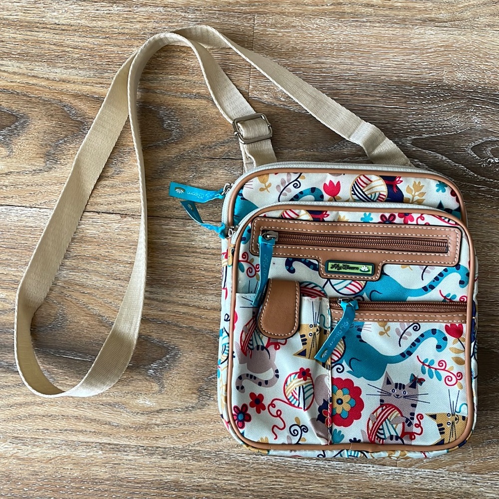 Lily Bloom Cat Crossbody Bag